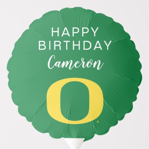 University of Oregon  Birthday Balloon