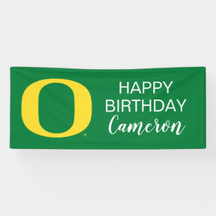 University of Oregon Birthday Banner