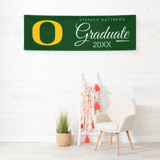 University of Oregon Graduation Banner Zazzle