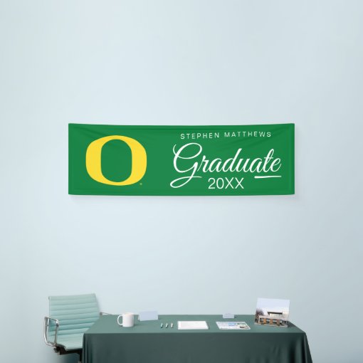 University of Oregon Graduation Banner Zazzle