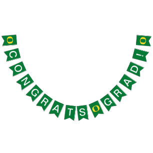 University of Oregon Graduation Bunting Flags