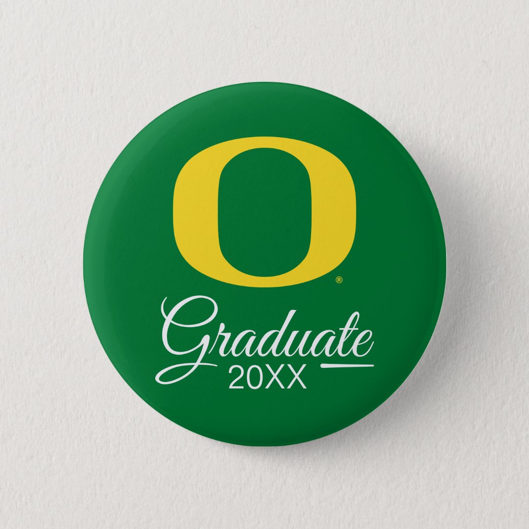 University of Oregon Graduation Button Zazzle