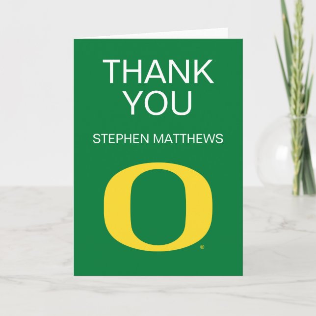 University of Oregon | Graduation Card (Front)