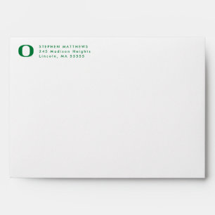 University of Oregon Graduation Envelope