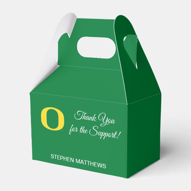 University of Oregon | Graduation Favor Boxes (Front Side)