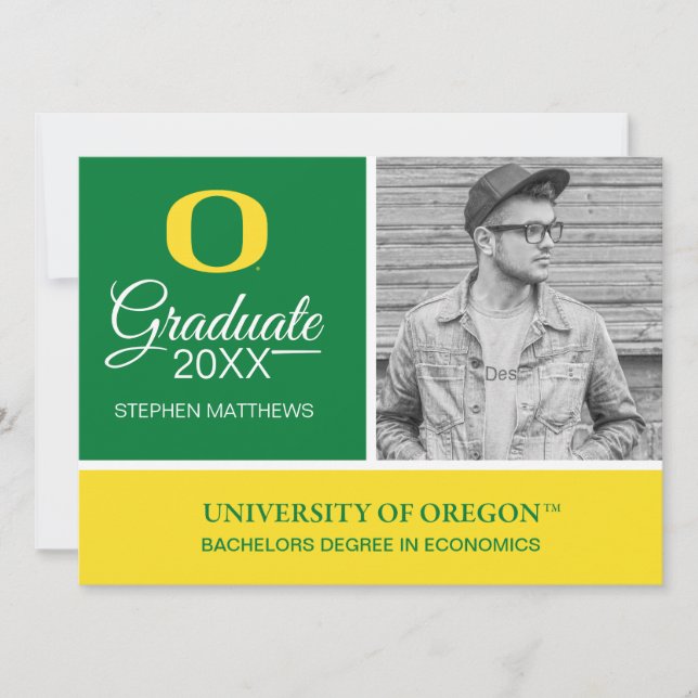 University of Oregon | Graduation Invitation (Front)