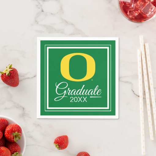 University of Oregon Graduation Napkins Zazzle