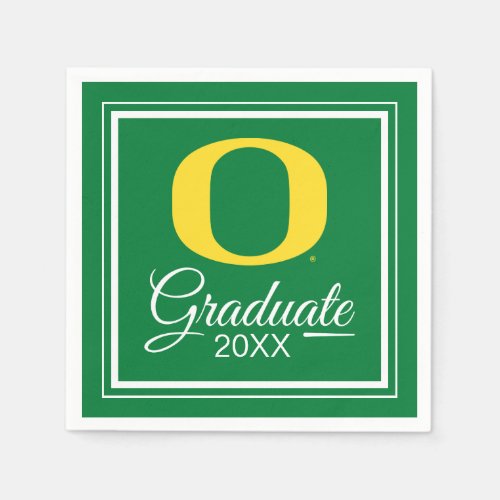 University of Oregon  Graduation Napkins