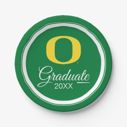 University of Oregon  Graduation Paper Plates