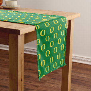 University of Oregon Graduation Short Table Runner