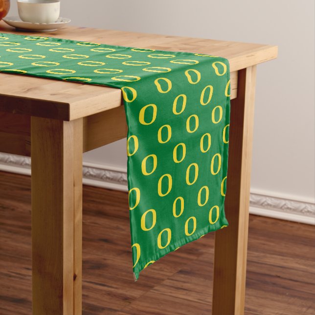 University of Oregon | Graduation Short Table Runner (In Situ)