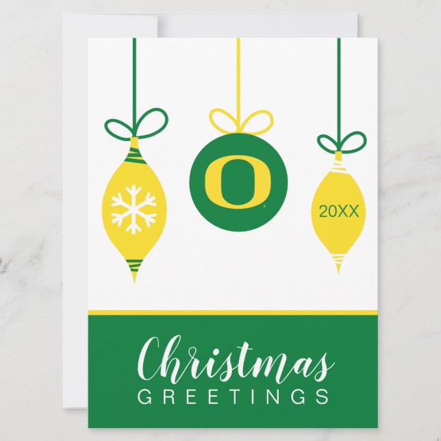 University of Oregon | Holiday Card (Front)