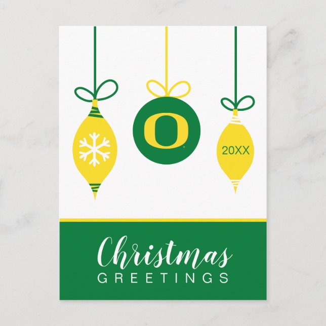 University of Oregon | Holiday Postcard (Front)
