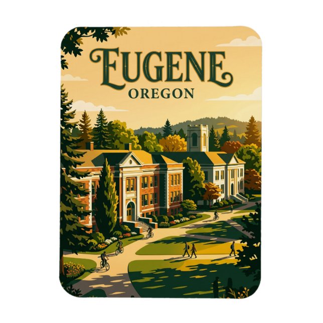 University of Oregon USA Magnet (Vertical)