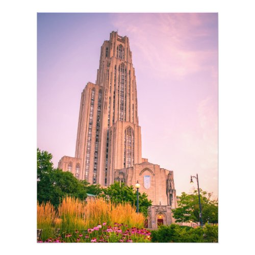 University of Pittsburgh Cathedral of Learning Can Photo Print