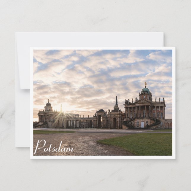 University of Potsdam at sunset in Germany (Front)