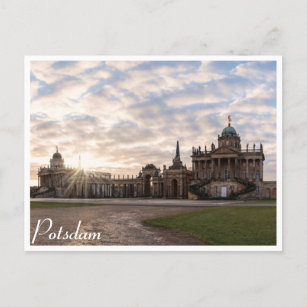 University of Potsdam at sunset in Germany Postcard