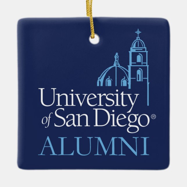 University of San Diego | Alumni Ceramic Ornament (Front)