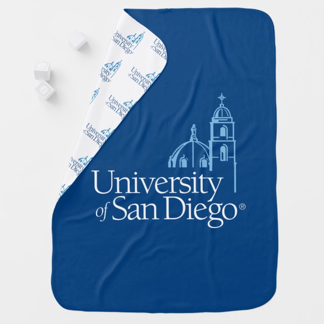 University of San Diego Baby Blanket (In Situ)