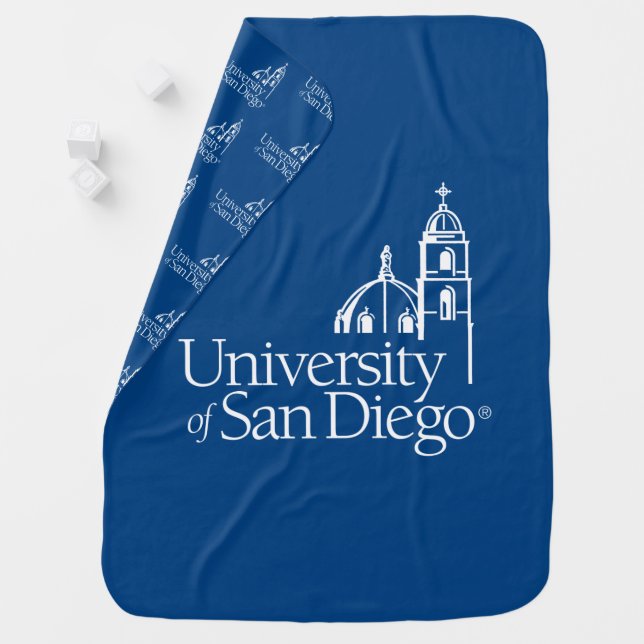 University of San Diego Baby Blanket (In Situ)