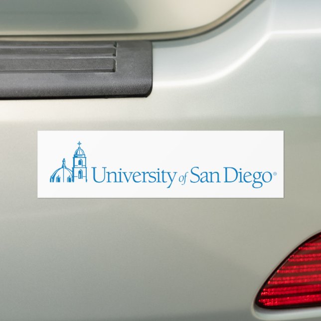 University of San Diego Bumper Sticker (On Car)
