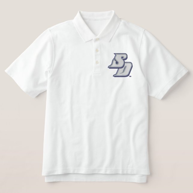 University of San Diego Embroidered Polo Shirt (Design Front)