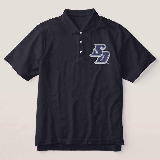 University of San Diego Embroidered Polo Shirt (Design Front)