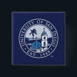 University of San Diego | Est. 1949 Pinback Button<br><div class="desc">Check out these new University of San Diego designs! Get all the latest U of San Diego gear here. All of these Zazzle products are customizable with your class year,  name,  and club. These products make perfect gifts for the USD student,  alumni,  family,  friend,  or fan in your life.</div>