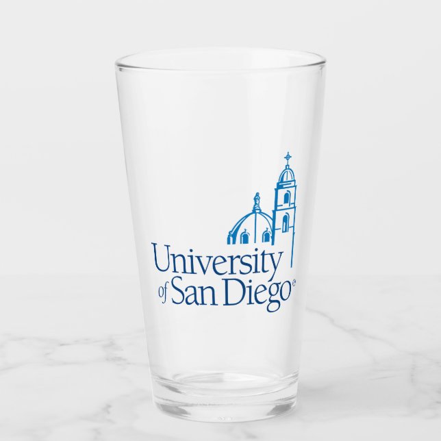 University of San Diego Glass (Front)