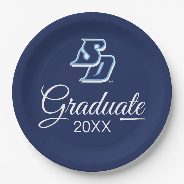 University of San Diego Graduate Paper Plates (Front)