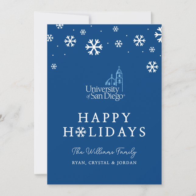 University of San Diego Holiday Card (Front)
