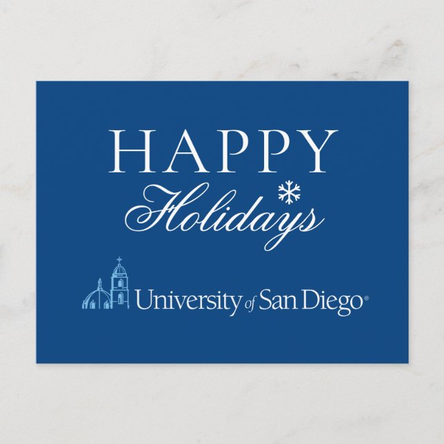 University of San Diego | Irvine Holiday Postcard (Front)