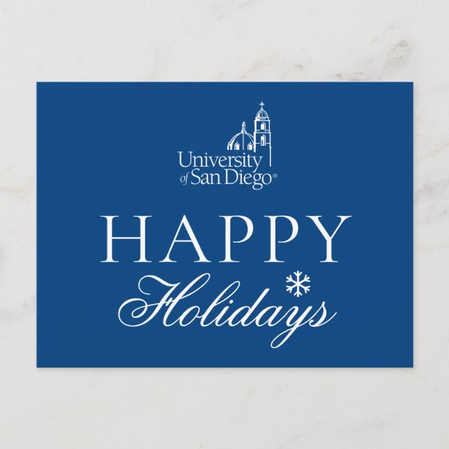 University of San Diego | Irvine Holiday Postcard (Front)