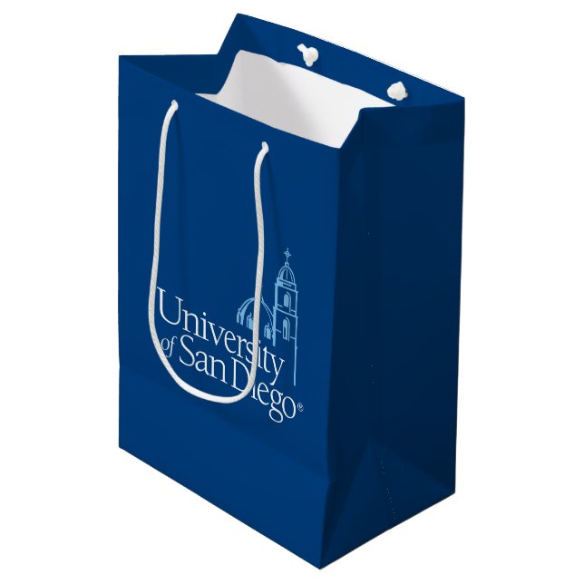 University of San Diego Medium Gift Bag (Front Angled)