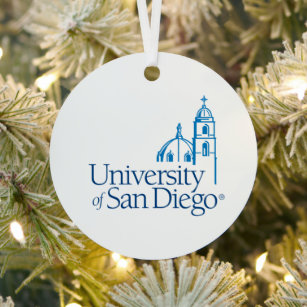 University of San Diego Metal Ornament