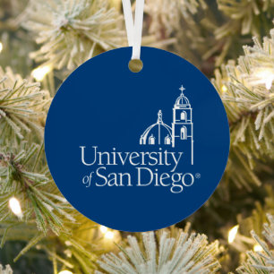 University of San Diego Metal Ornament