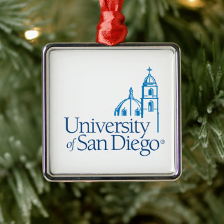 University of San Diego Metal Ornament