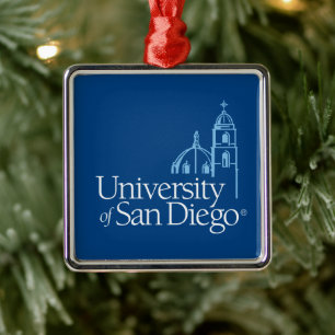 University of San Diego Metal Ornament