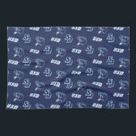 University of San Diego | Pattern Kitchen Towel<br><div class="desc">Check out these new University of San Diego designs! Get all the latest U of San Diego gear here. All of these Zazzle products are customizable with your class year,  name,  and club. These products make perfect gifts for the USD student,  alumni,  family,  friend,  or fan in your life.</div>