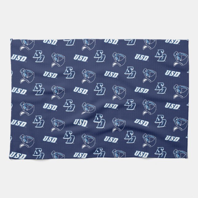 University of San Diego | Pattern Kitchen Towel (Horizontal)