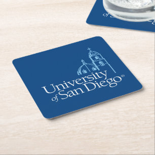 University of San Diego Square Paper Coaster