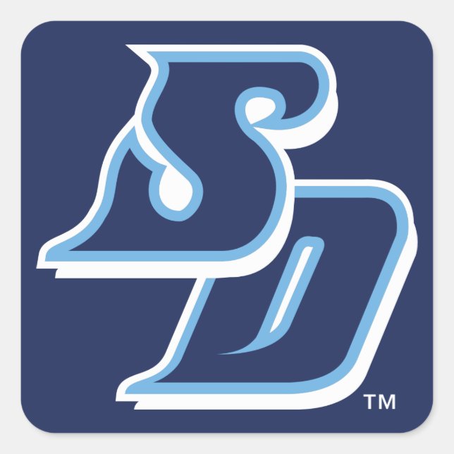 University of San Diego Square Sticker (Front)