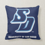 University of San Diego Throw Pillow<br><div class="desc">Check out these new University of San Diego designs! Get all the latest U of San Diego gear here. All of these Zazzle products are customizable with your class year,  name,  and club. These products make perfect gifts for the USD student,  alumni,  family,  friend,  or fan in your life.</div>