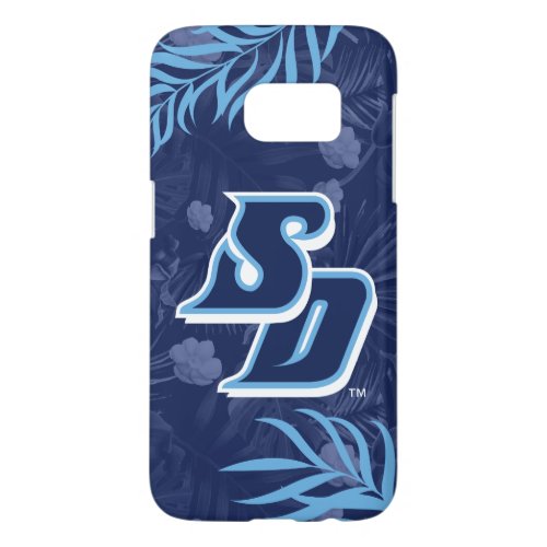 University of San Diego _ Tropical Floral Pattern Samsung Galaxy S7 Case