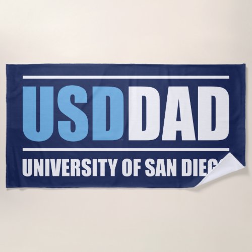 University of San Diego  USD Dad Beach Towel