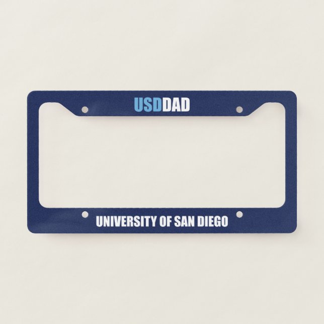 University of San Diego | USD Dad License Plate Frame (Front)