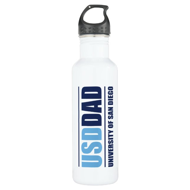 University of San Diego | USD Dad Stainless Steel Water Bottle (Front)
