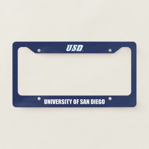 University of San Diego  USD License Plate Frame