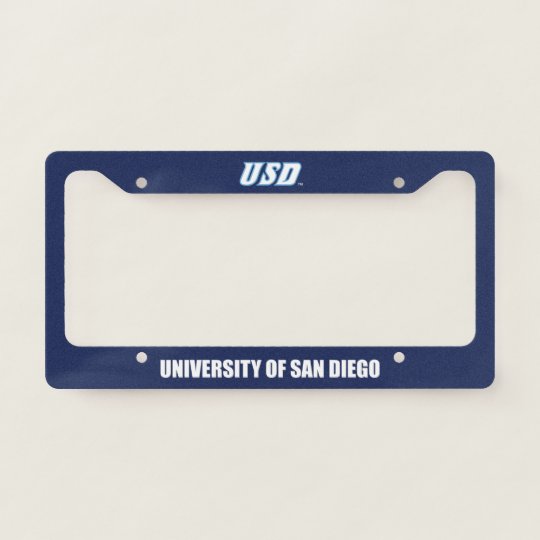 University of San Diego USD License Plate Frame