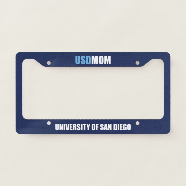 University of San Diego | USD Mom License Plate Frame (Front)